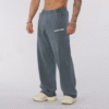 Streetwear Custom Mens Oversized Boxy Fit Vintage Heavyweight French Terry Acid Washed Straight Leg Baggy Sweatpants