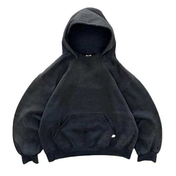 Manufacture Custom Logo Sun Faded Zip up Hoodie Vintage 100% Cotton Blank Sweatshirt No String Men's Acid Washed Hoodies Zipper
