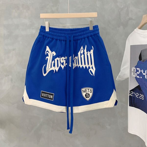 Custom Poly Basketball 5 Inch Men Shorts Hot Wholesale Training Gym Nets Custom Sublimation Mesh Shorts